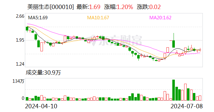 美丽生态：预计2024年上半年亏损7000万元-1亿元  第1张