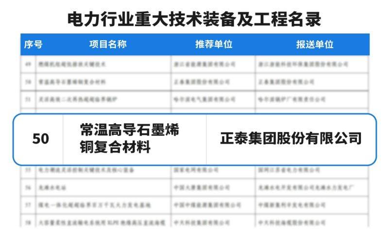 两项创新成果“上榜”！正泰入选电力行业重大技术装备及工程名录  第5张