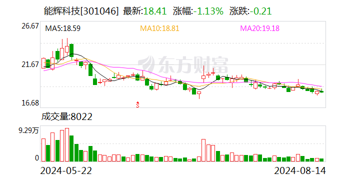 能辉科技：90098100股限售股将于8月19日上市流通  第1张