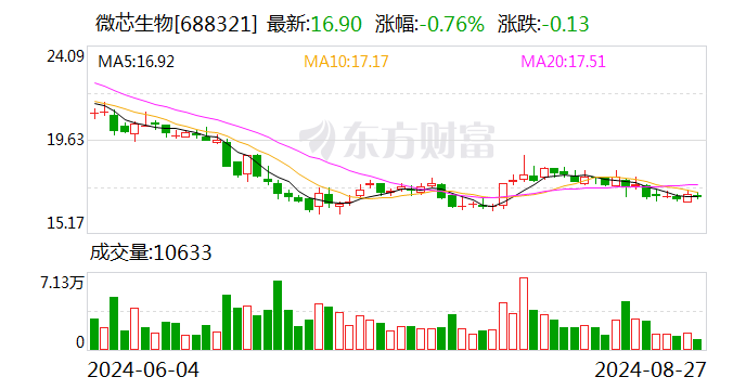 微芯生物：西奥罗尼胶囊治疗肺癌临床试验申请获受理