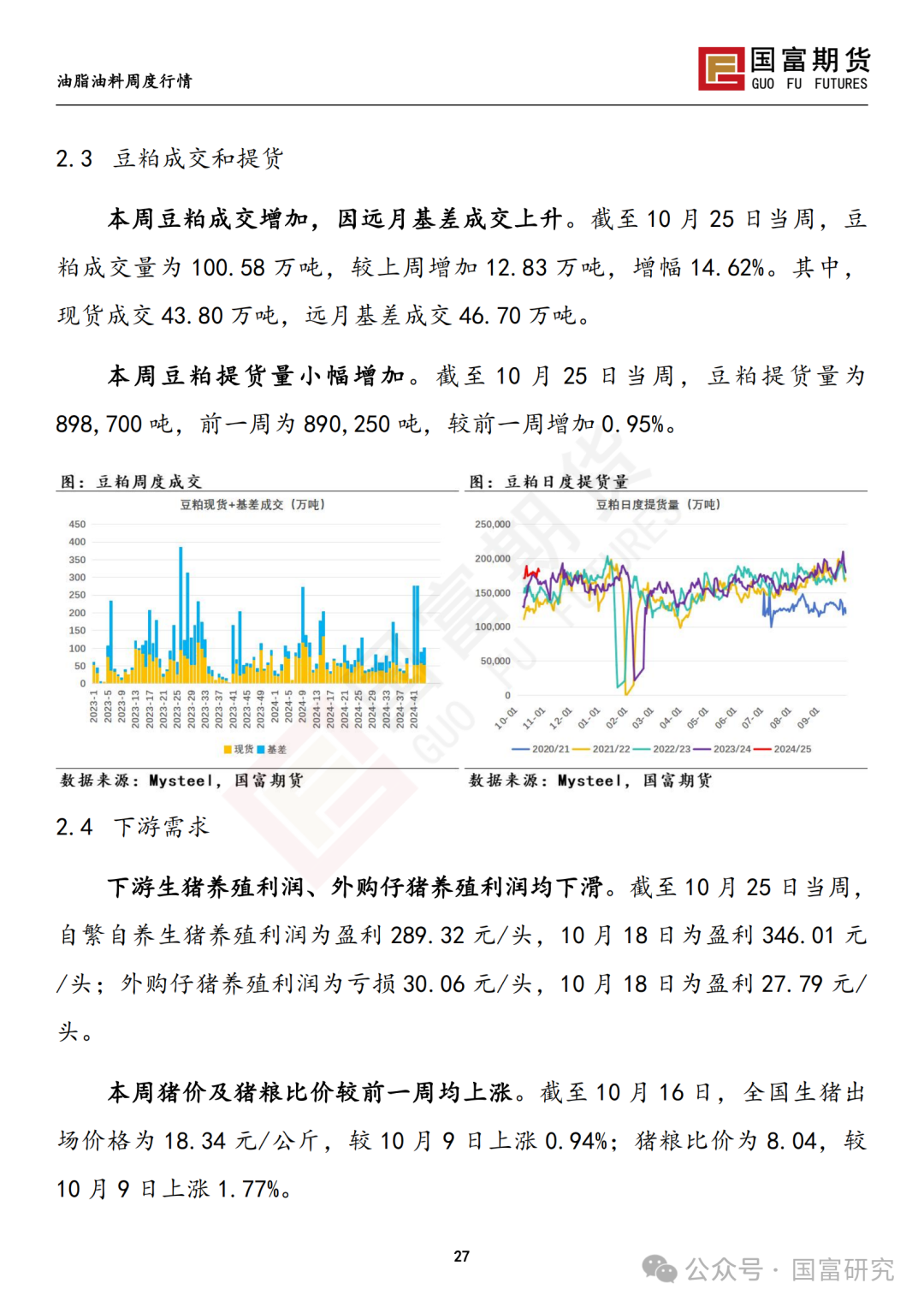 【国富豆系研究周报】美豆收割临近尾声 CBOT大豆小幅反弹  第29张