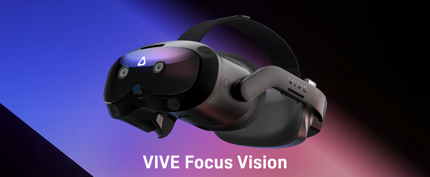 HTC VIVE Focus Vision 头显首销：VR 眼动追踪、支持立体彩透，9888 元  第2张