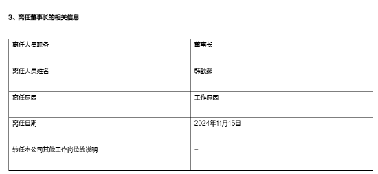 万亿基金公司“换帅”：韩歆毅离任 新任黄辰立为董事长  第3张